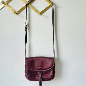 GIanni Conti leather saddle bag, NWOT
